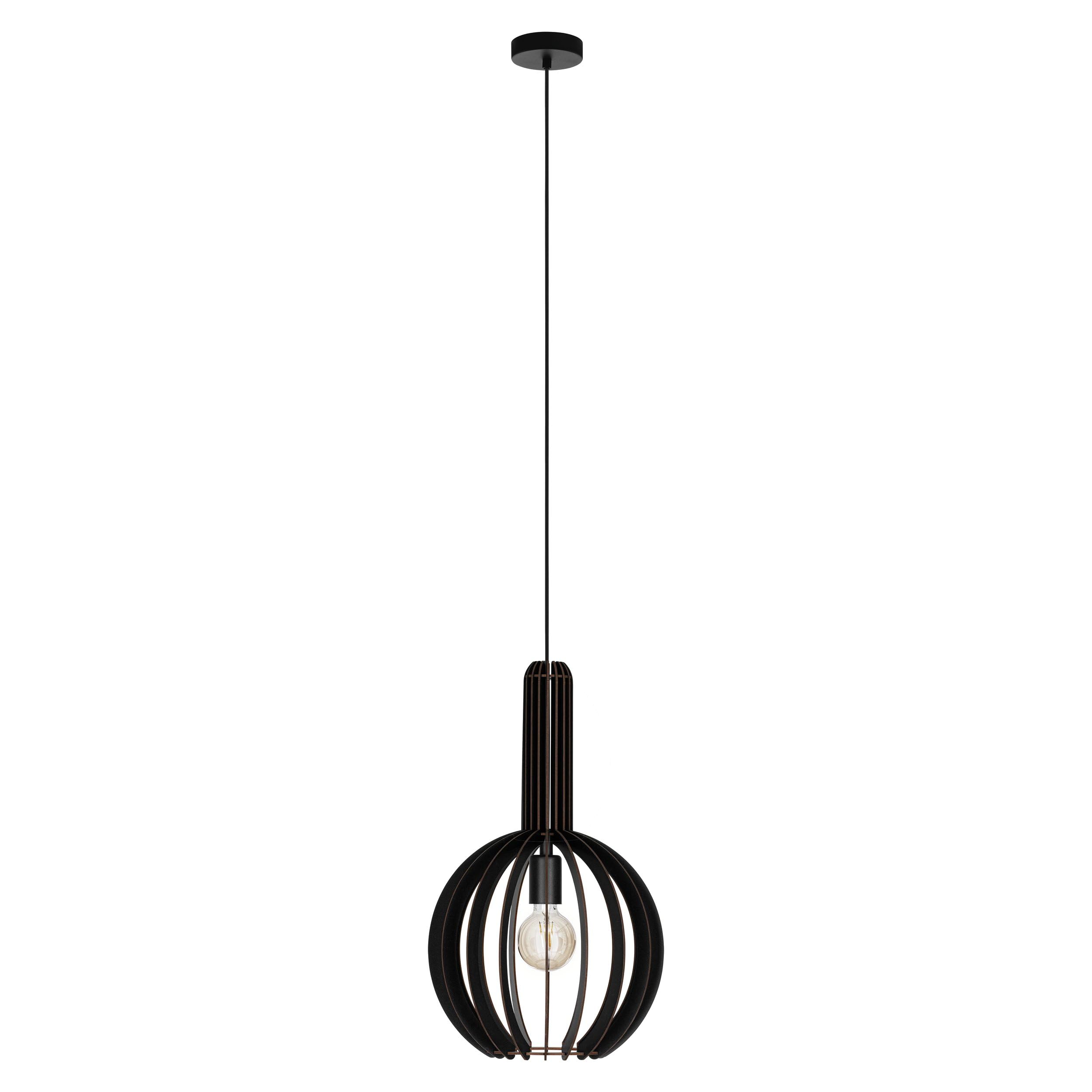 Eglo Velasco Pendant Light In Black, Ø 31 Cm