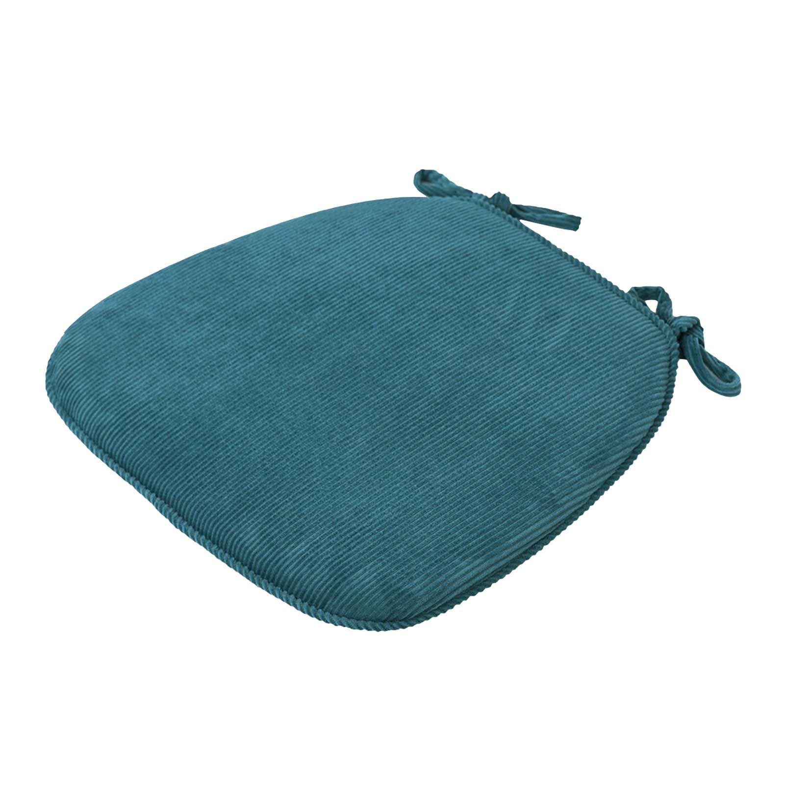 XNKLPY Chair Cushion Comfortable Chair Cushion With Ties Chair Seat Pads Cushions Tie On Dining Garden Room Kitchen Patio For Dining Living Room Garden Patio Office Chairs(Color:Emerald Green)