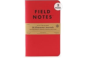 Field Notes: 5E Character Journal - Adventure Companion For Dungeons and Dragons Fifth Edition