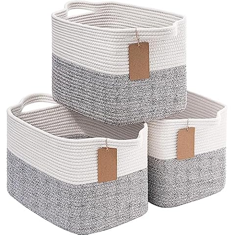 Goodpick Woven Storage Baskets Cover