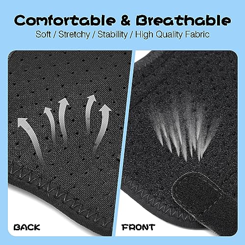 Image of Dog ACL Knee Brace for Pet Recovery, Adjustable Straps, Universal Fit, Supportive and Comfortable, for Small, Medium, Large Dogs (X-Large, Black Right)