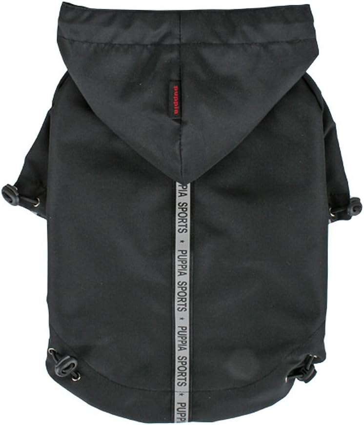 Puppia Authentic Base Jumper Raincoat, Medium, Pink