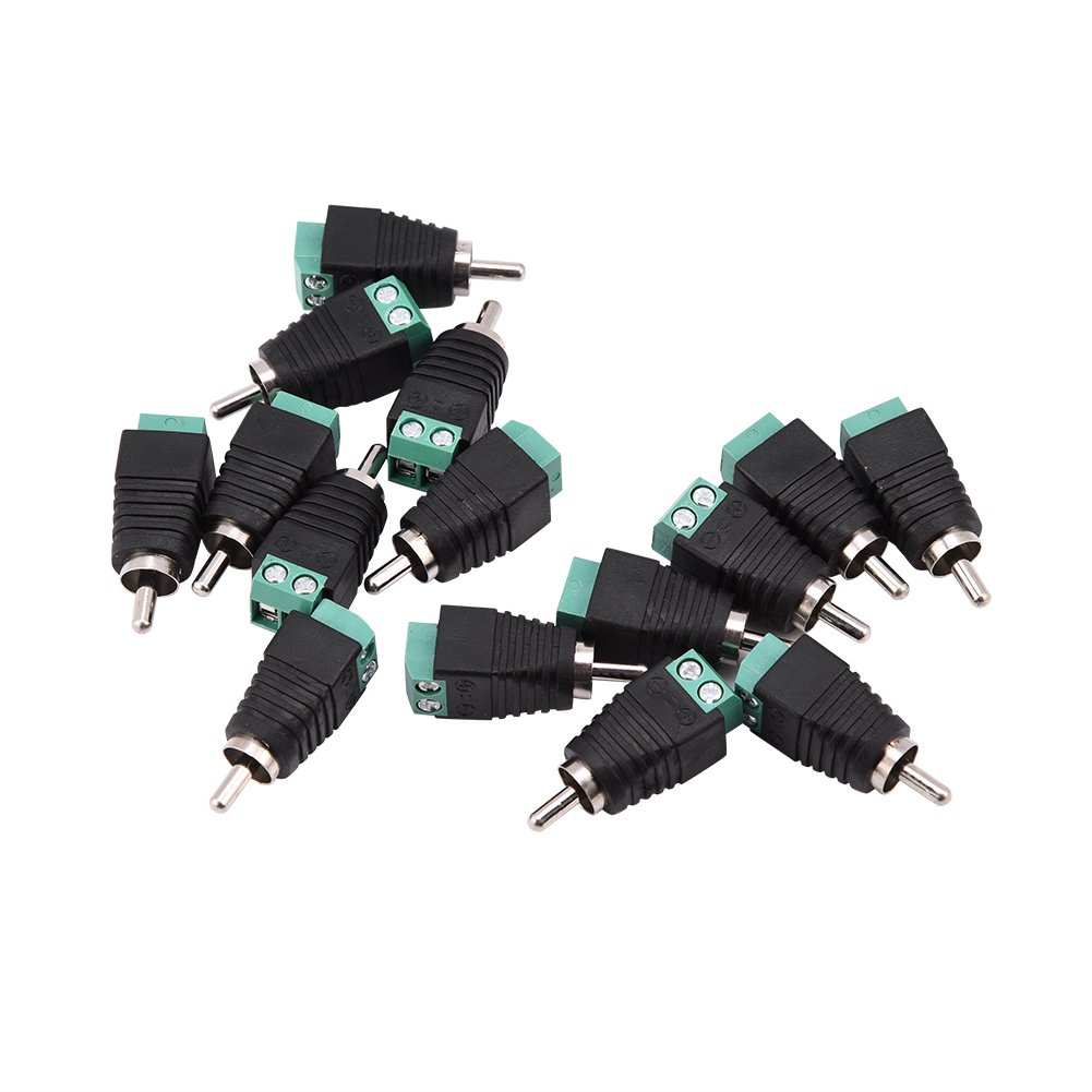 EMSea Lot De 40 Adaptateurs RCA à Souder - Connecteur Audio Vidéo De