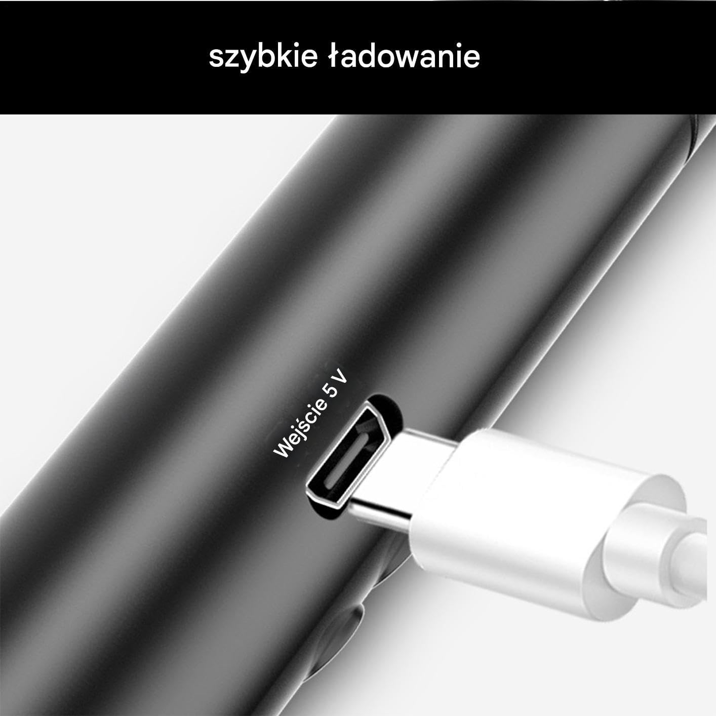 Elektroniczny Gwizdek dla Nauczycieli | Gwizdek Treningowy - 2 Sztuki Wysokiej Głośności 500 mAh Ładowanie USB Wodoodporna Latarka do Sportu Piłka Nożna Ratownik Biwak Klasa