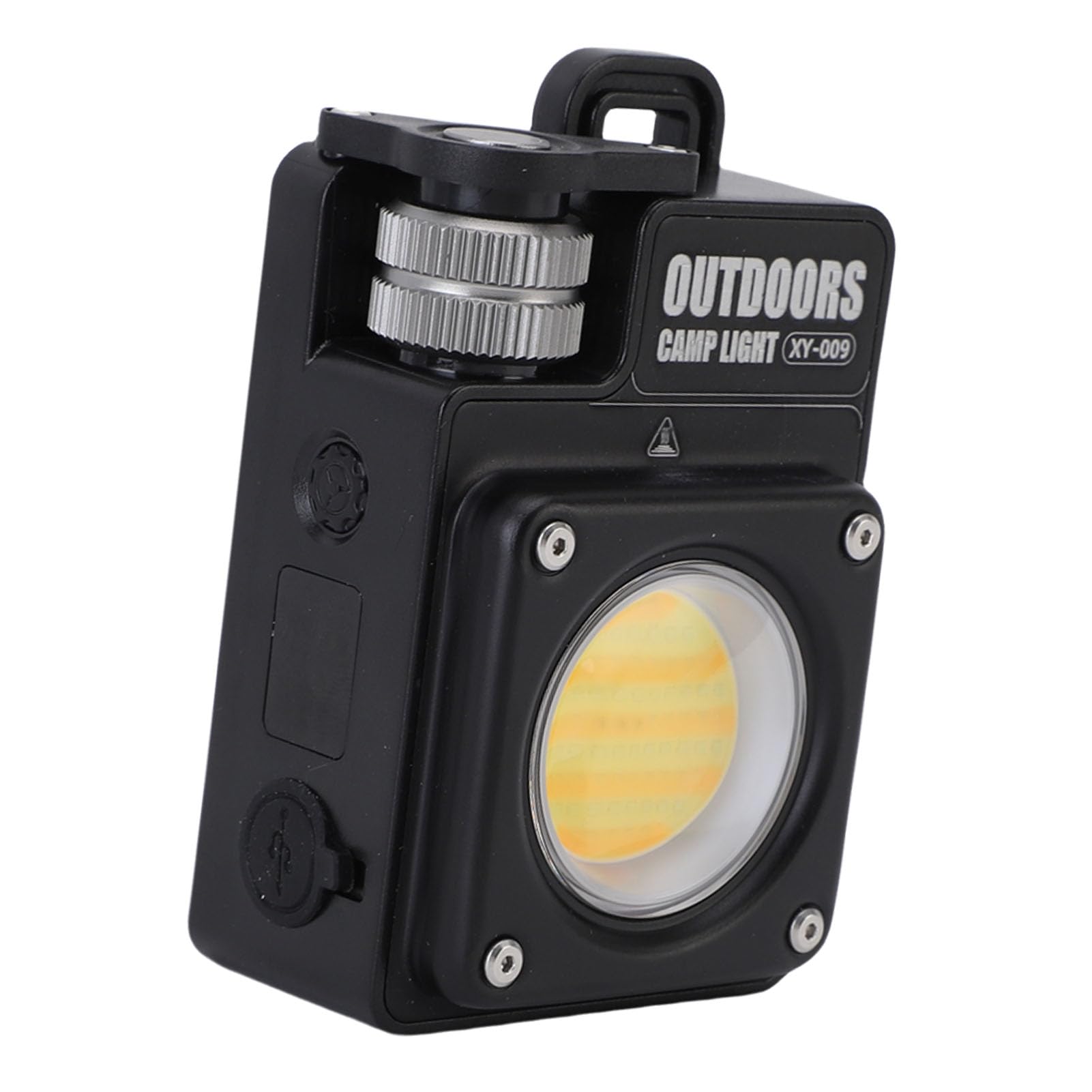 Luz LED para acampar Luz de trabajo COB magnética recargable 1500 LM Brillo ajustable Impermeable para acampar al aire libre Reparación de vehículos de emergencia Plástico ABS
