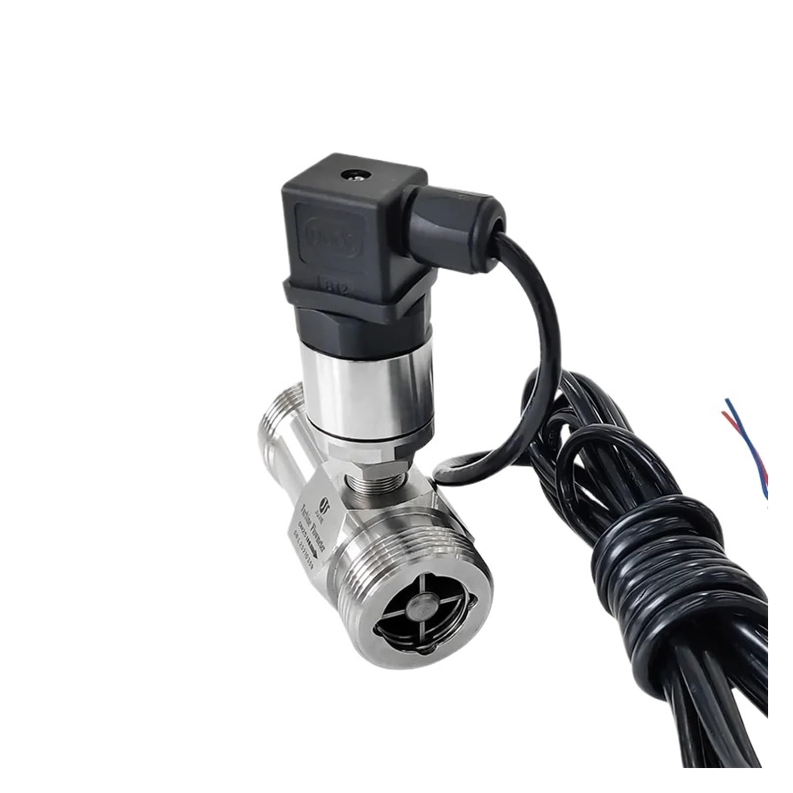 BALYDLUL 4-20mA Turbine Flow Meter Flowmeter Thread SS304(DN20 40Mpa)