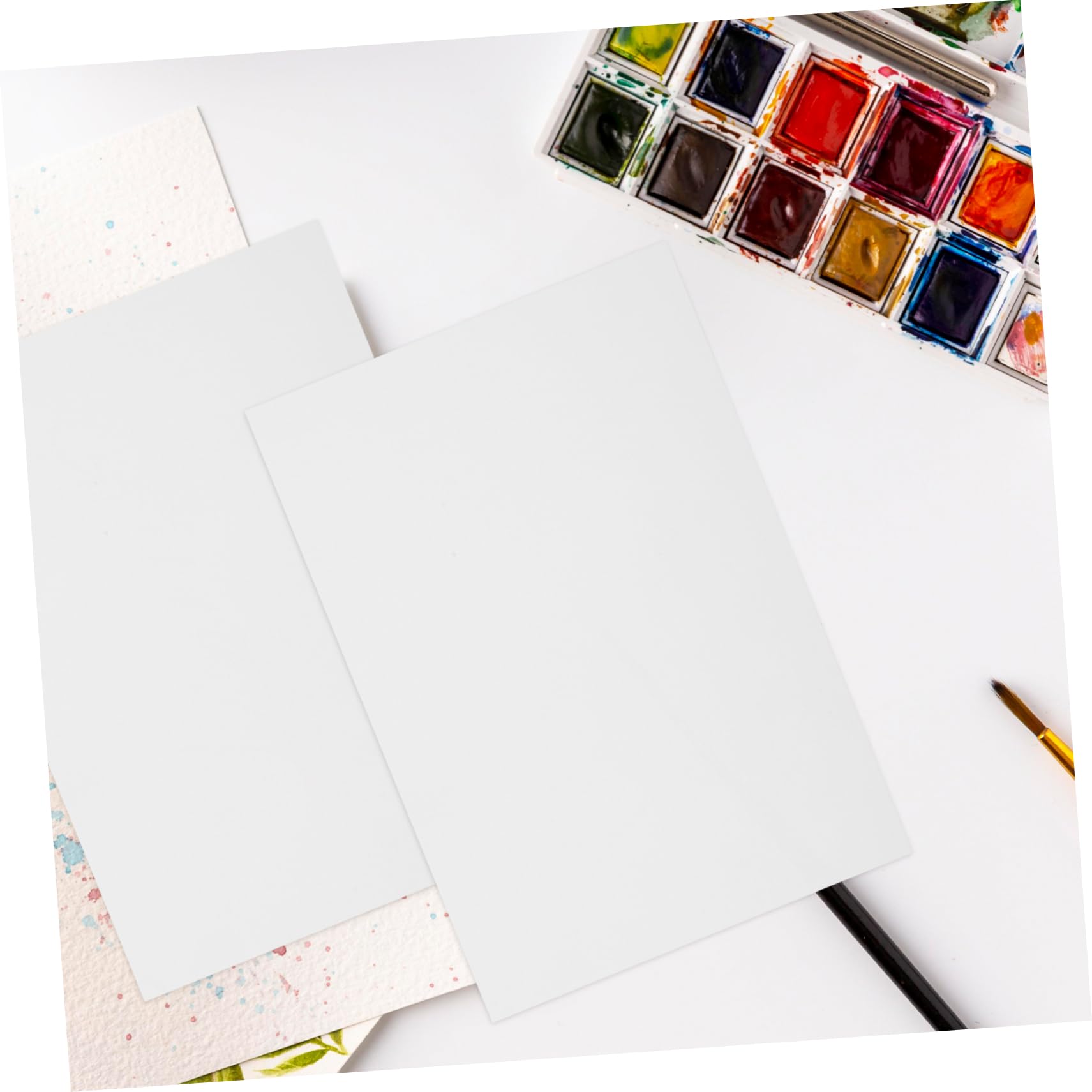Anneome Papier à Dessin pour Crayons Aquarellables, 400 Feuilles Blanches