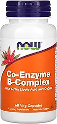 NOW Foods Coenzima Complexo B 60 Cápsulas Importado