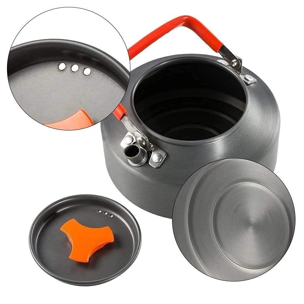 Set di pentole da Campeggio | Set di pentole in Alluminio for Esterni | bollitore pentola pentola Viaggio Escursionismo | Escursionismo Picnic Barbecue stoviglie Attrezzatura Campeggio