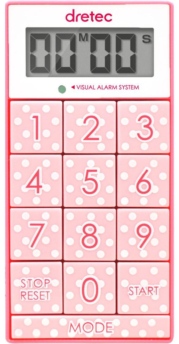 Amazon｜dretec(ドリテック) デジタルタイマー スリムキューブ 消音