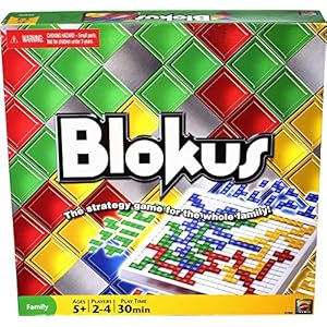 Mattel Games Blokus XL Strategy Board Game, Family Game for Kids & Adults with Colorful Oversized Pieces & Just One Rule (Amazon Exclusive)