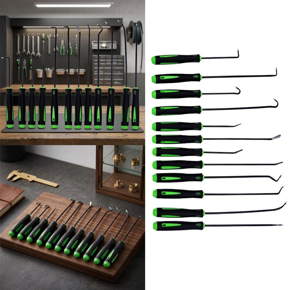 Grünes 12-teiliges Auto-Öldichtungs-Schraubendreher-Set mit