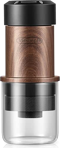 M5 Manual Espresso Maker, Portable Coffee Machine with 2-in-1 Bottomless