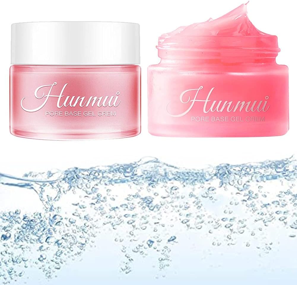 CREAMOON2 Pcs Pore Base Gel Cream, Invisible Pores Misty Makeup Concealer Cream Moisturizing Makeup primer Moisturizing and Hydrating Create Natural Makeup