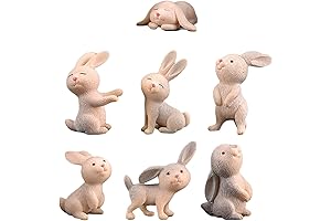 7Pcs Rabbit Cake Topper | Easter Cake Decor