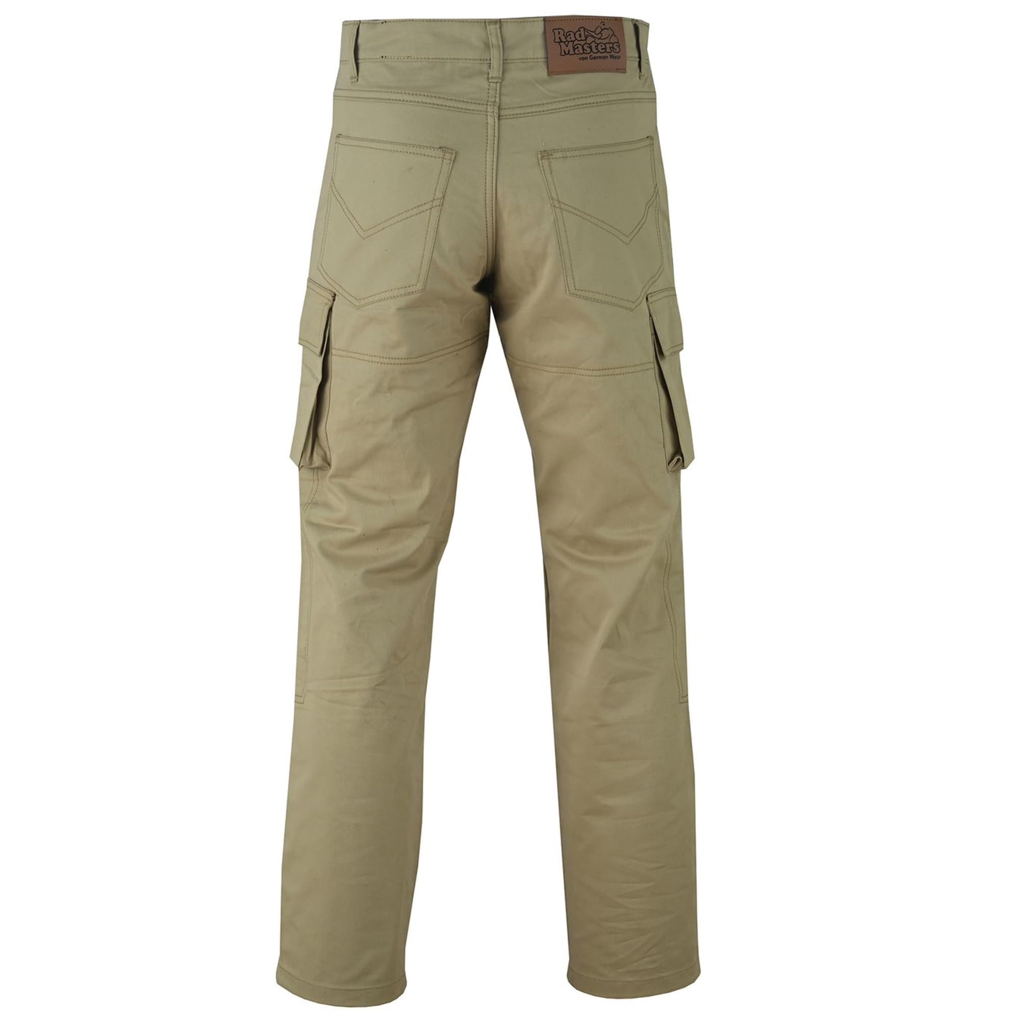 German Wear Motorradhose Herren Motorradjeans mit 2xCE-Protektoren - Bikerjeans Futter aus Aramid-Stoff verstärkt - Cargohose rutsch- & brandfeste Jeanshose mit 6 Taschen