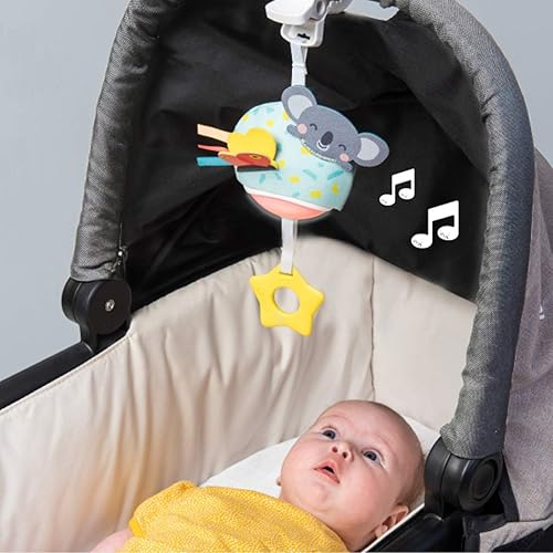 Miniatura 3 de Taf Toys Koala musical, juguete para bebés con música colgante y luces para llevar, compañero de viaje para padres y bebés, calma al bebé, mantiene