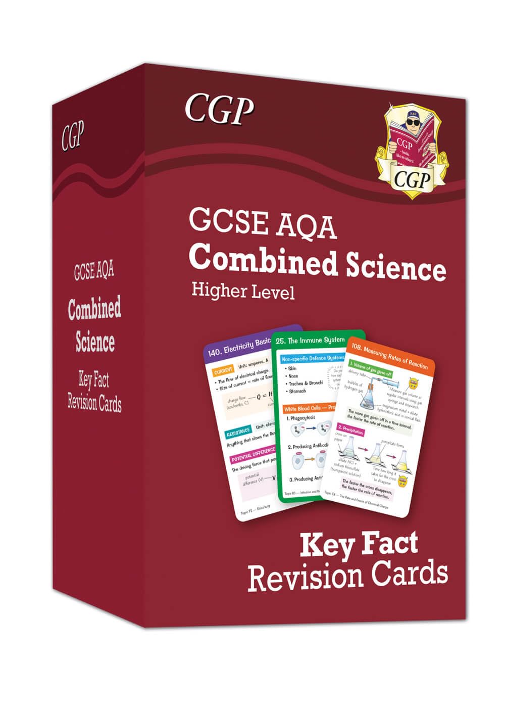GCSE Combined Science AQA Higher Key Fact Revision Cards - Summary cards for quick revision (CGP AQA GCSE Combined Science)
