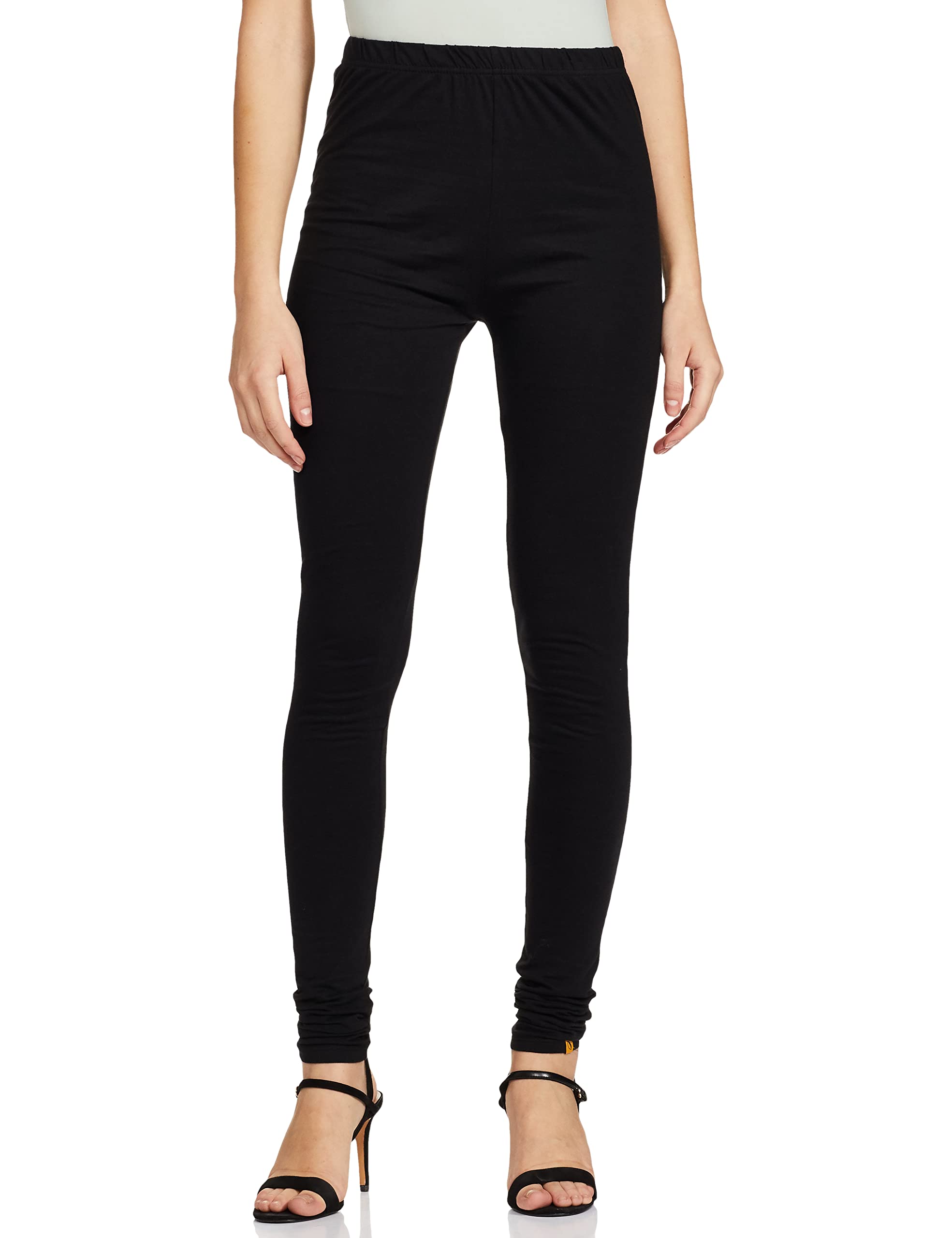 Women High Rise Strechable Fitted Churidar | Leggings-image-46