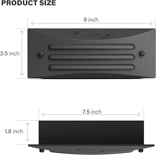 Miniatura 6 de Malibu - 4 unidades de luces LED para cubierta de bajo voltaje, iluminación de paisaje, camino al aire libre, luz doble decorativa para patio