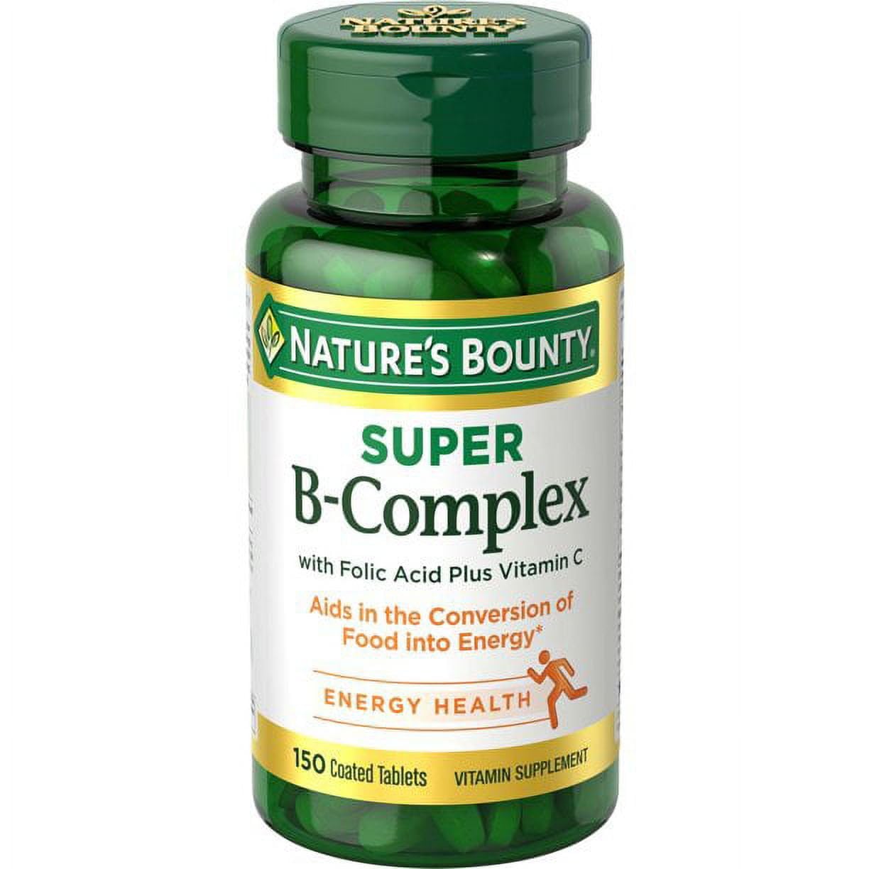 Nature Bounty B Complex With Folic Acid & Vitamin C, 150 Count (B0DB6CR1XZ) Amazon Price History, Amazon Price Tracker