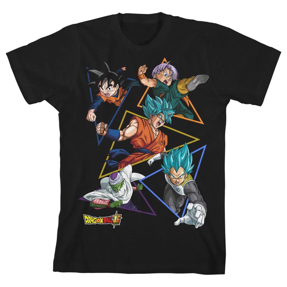 BioworldDragon Ball Super Characters Boys Black Graphic Tee Shirt