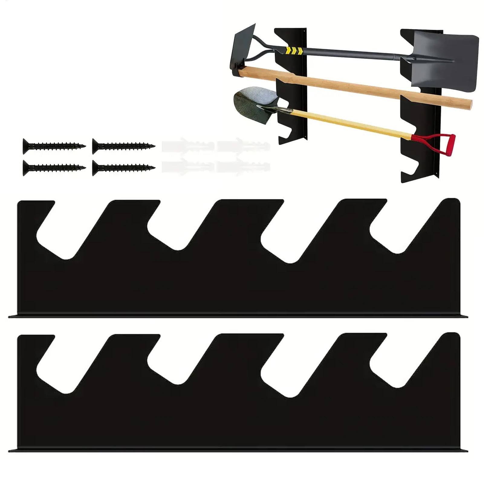 Support mural pour outils de garage suspendus et fournitures de jardinage