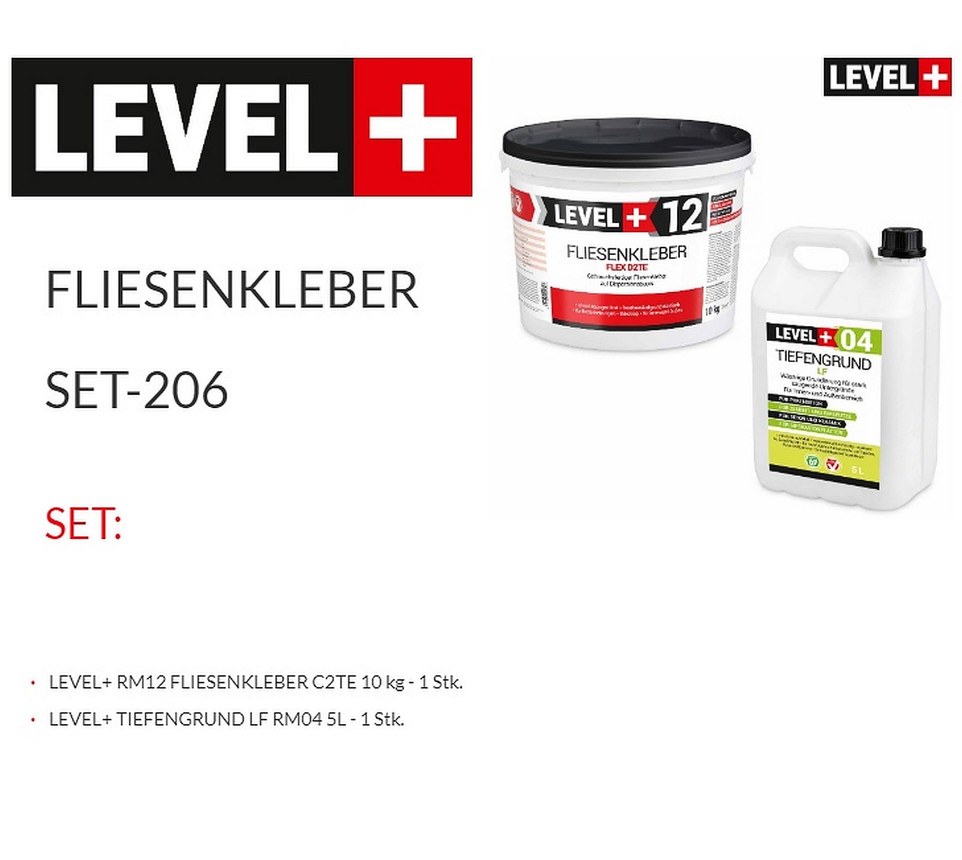 Set 10Kg Weiß Fertig Fliesenkleber Flexkleber + 5L Tiefengrund LF