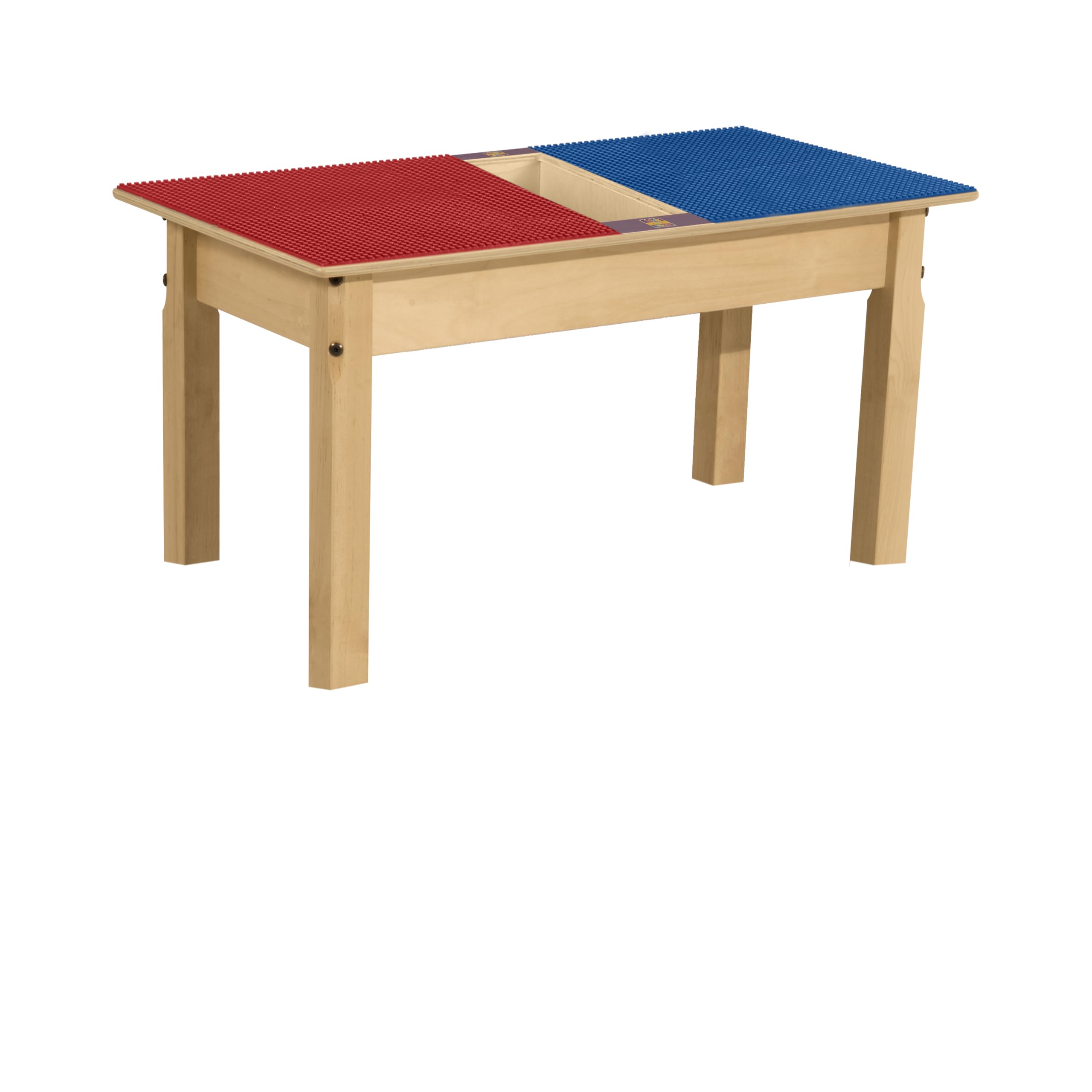 Contender Time-2-Play Kids Activity Play Table, Compatible with Lego Bricks, Extra Sturdy Birch Plywood, 35