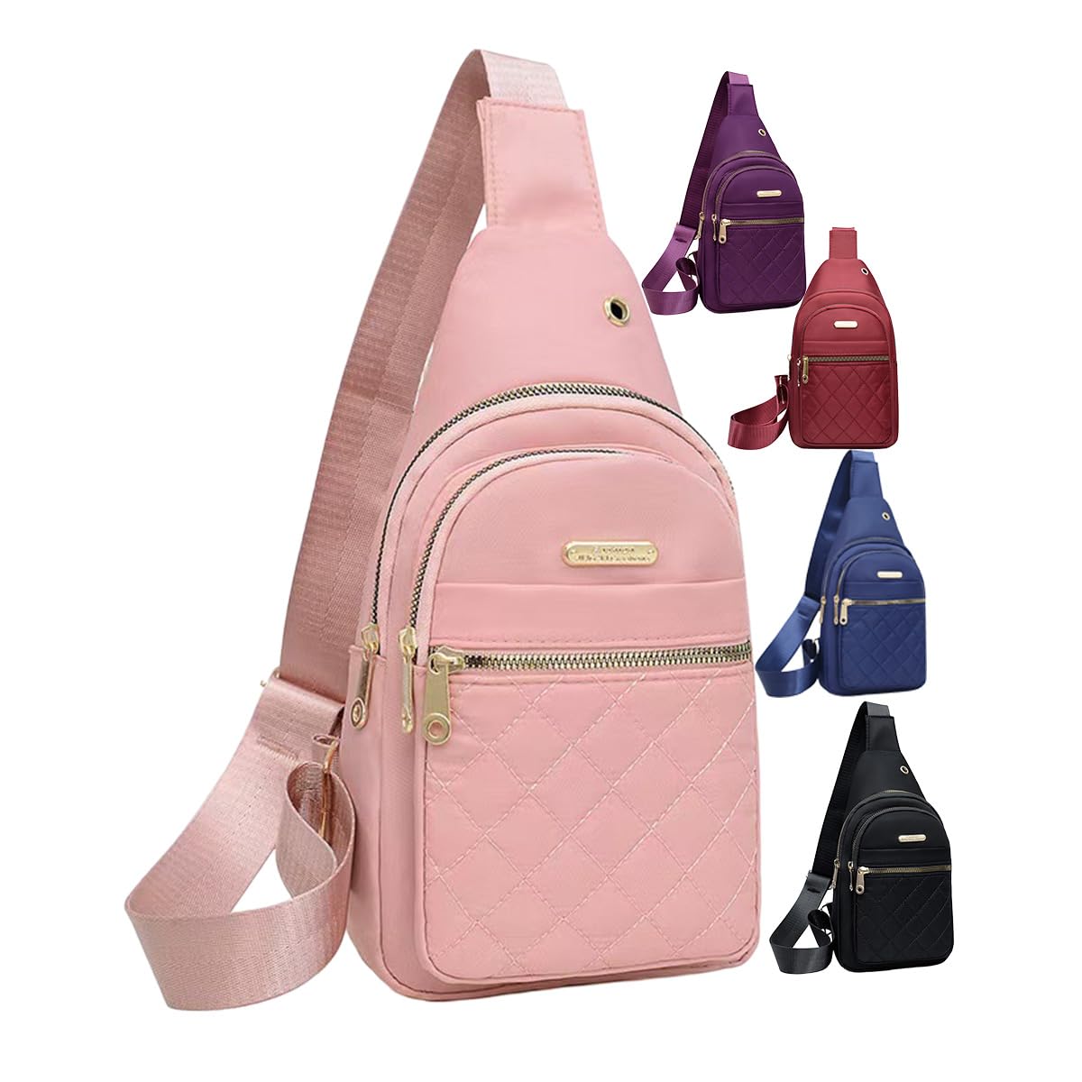 Crossbody Small Sling Backpack Crossbody Sling Bag Chest Bag Daypack Fanny Pack Cross Body Bag for Outdoors Hiking