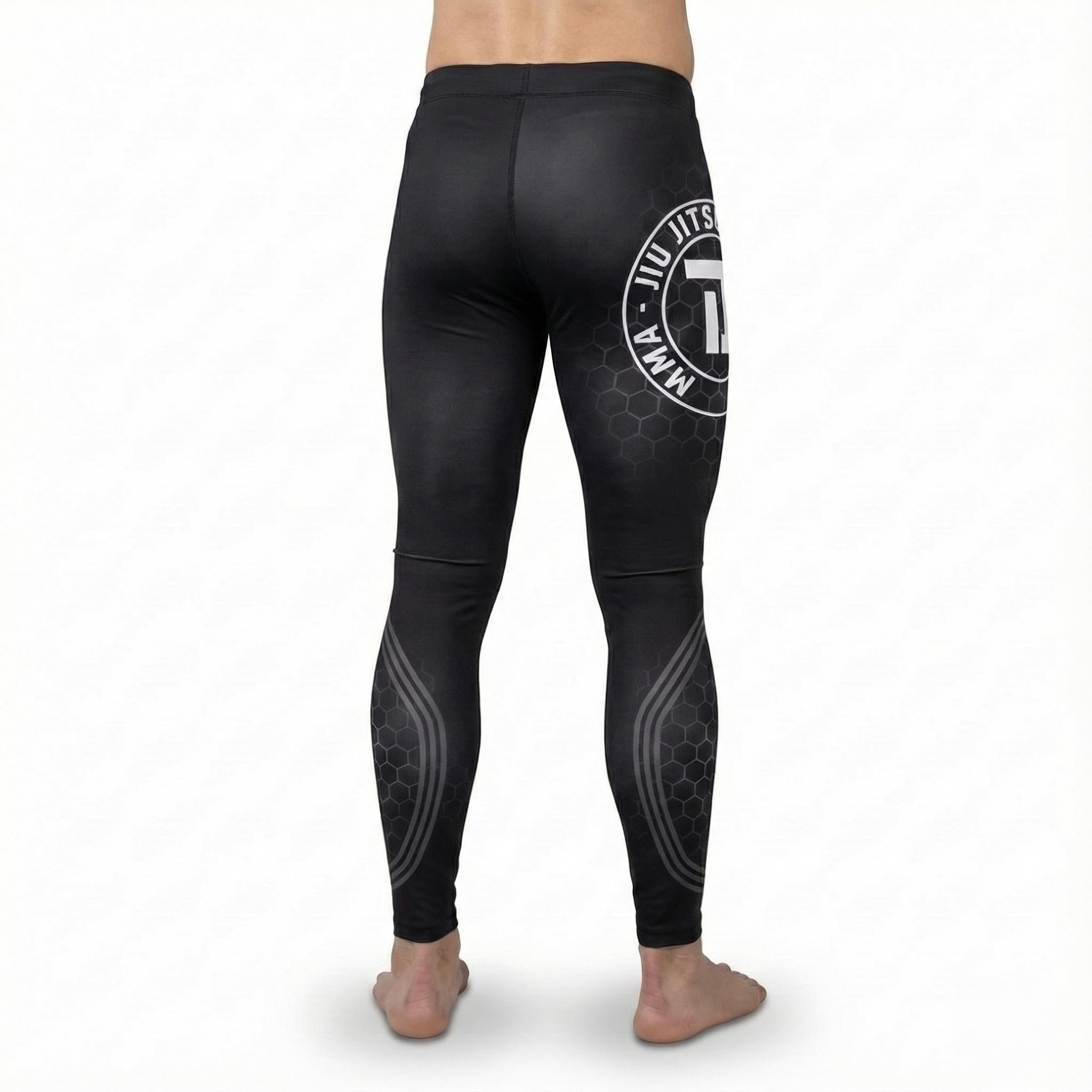Tactical Fightwear Rashguard Legging (Spats) - Kompressionshose für MMA, BJJ, Grappling & Kickboxen, Atmungsaktiv & Schnell trocknend, Unisex Training Tight