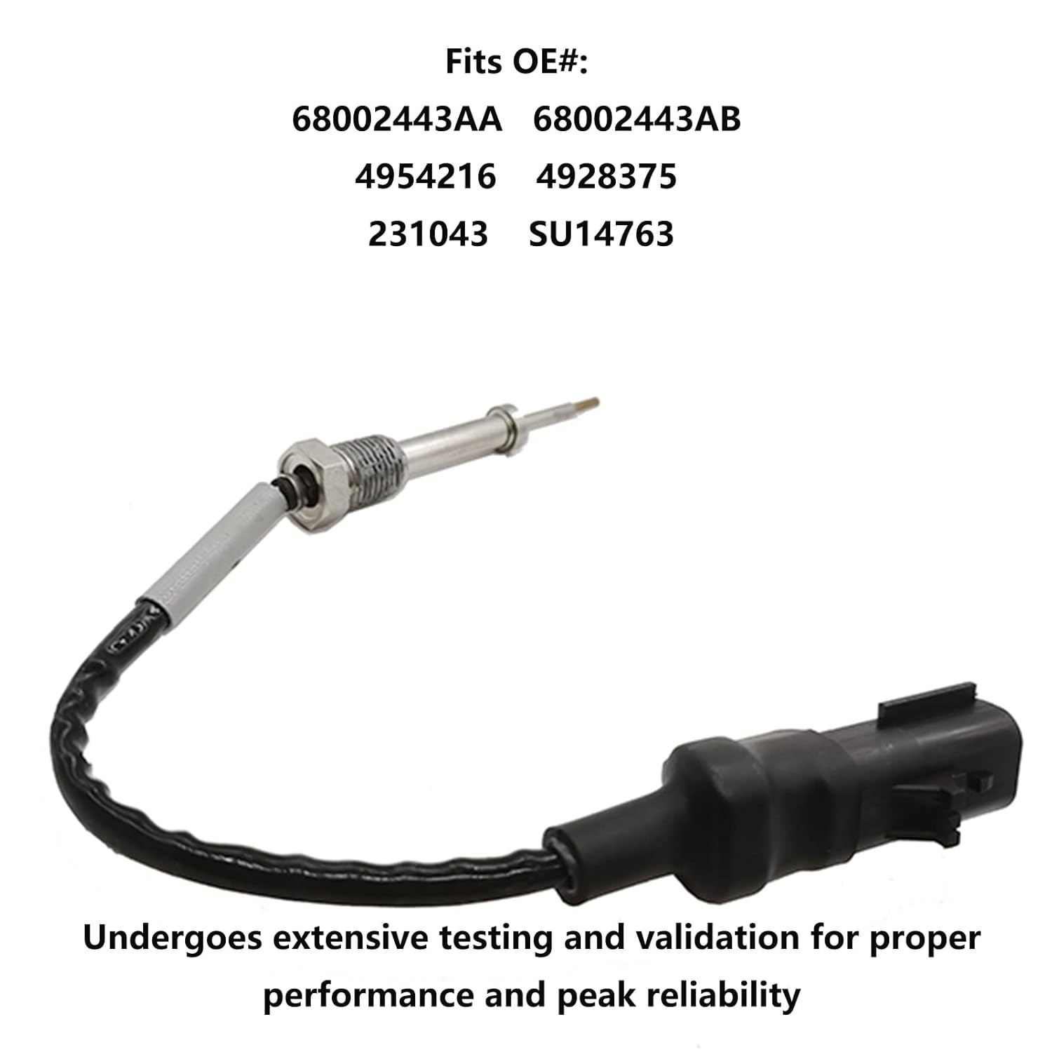 Exhaust Gas Temperature Sensor 4954216 68002443Ab 4928375 for Dodge for Ram 2500 3500 2007-2009 for 4500 5500 2008