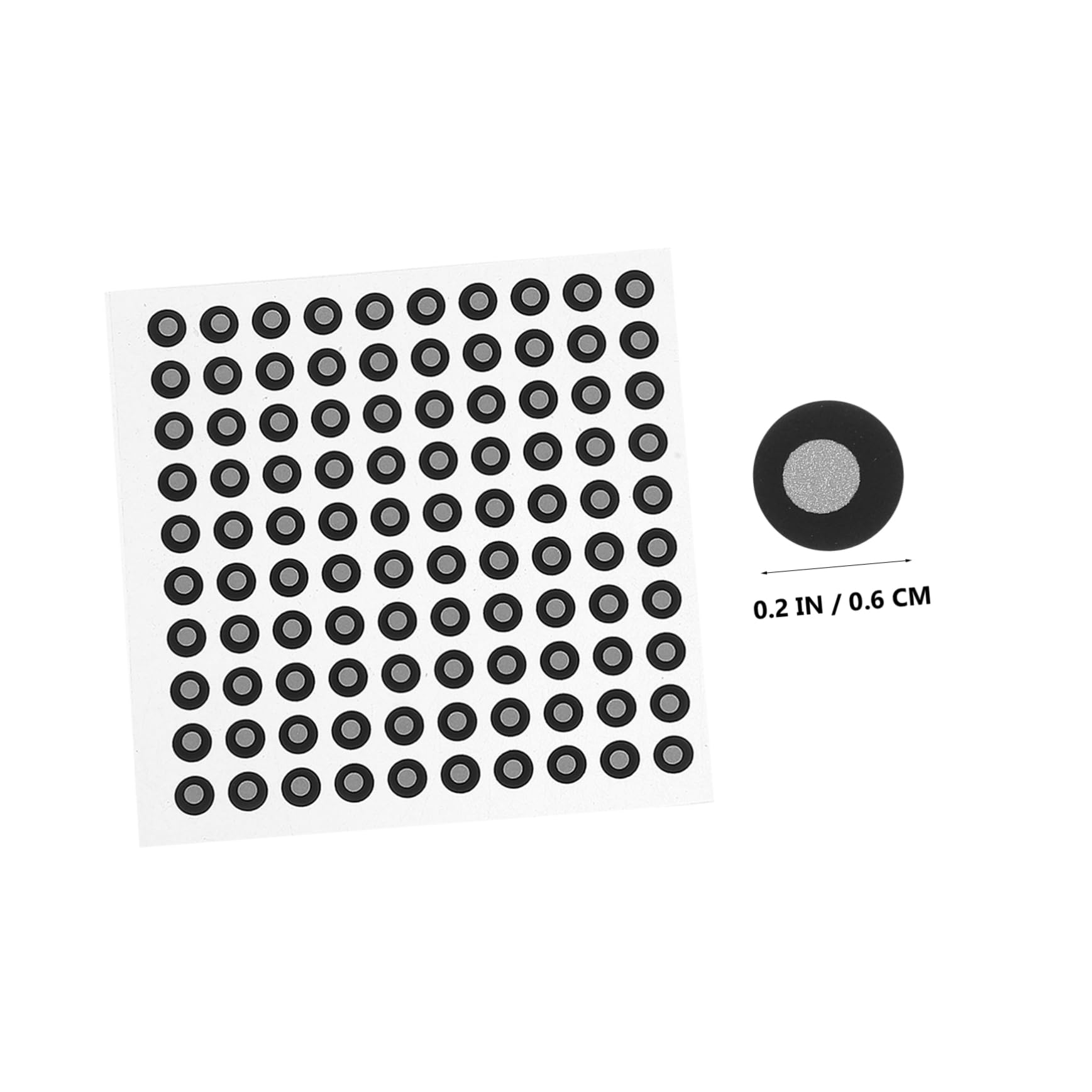 SOLUSTRE Optical Tracking Dots for 3D Scanning 200 Dots/Sheet High Accuracy Reflective Markers for Scan