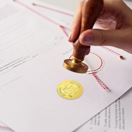 Miniatura 6 de Chinco 300 calcomanías autoadhesivas para graduación en relieve para la clase de 2026, certificado de diploma, para sobres de graduación (color