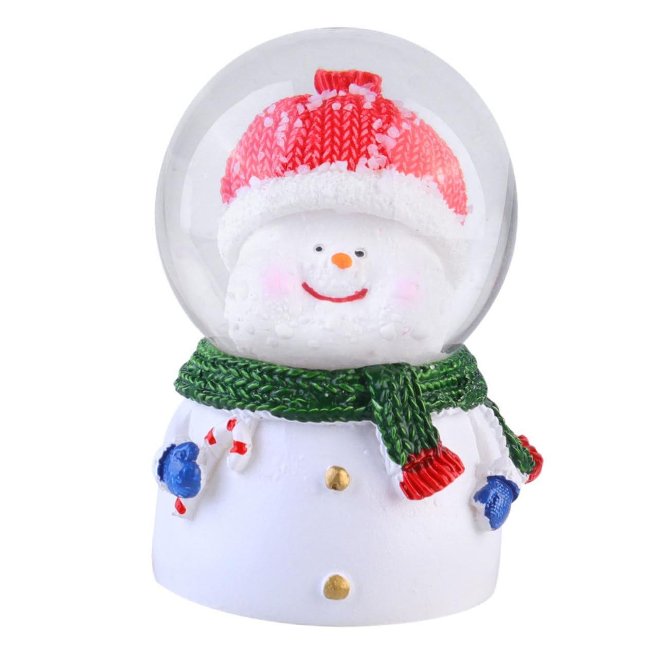 HOOTNEE 1pc Adorable Resin Snowman Home Decoration for Christmas Sweet Tabletop Ornament Night Lamp for Boys and Girls Festive Holiday Decor