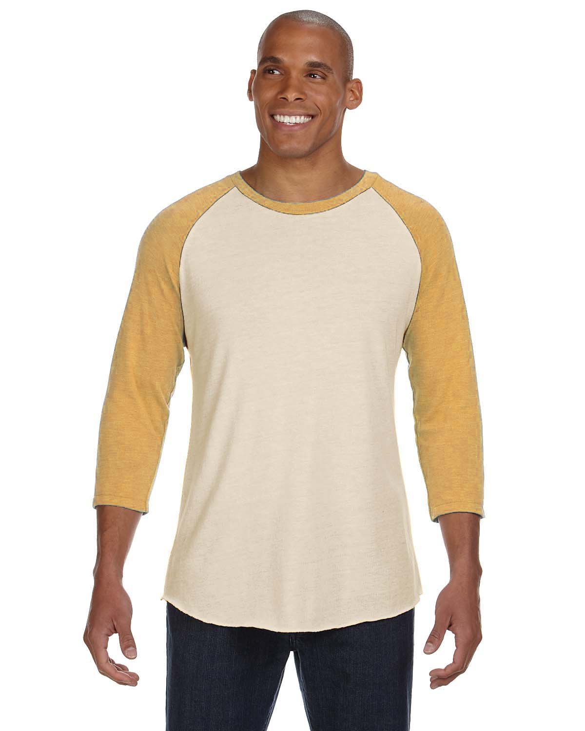 AlternativeMen's Baseball Printed Eco-Jersey T-Shirt