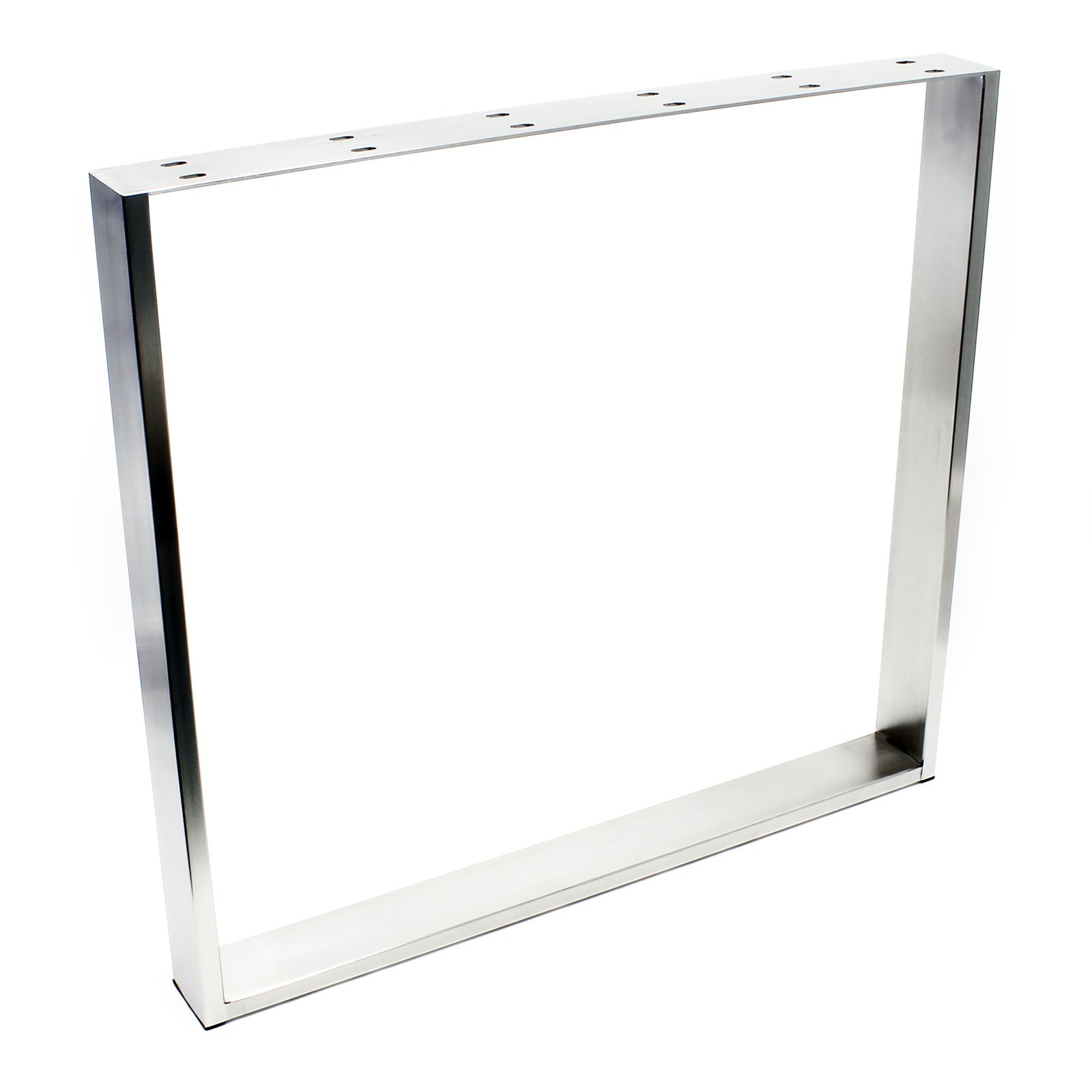 Wiltec Telaio da tavolo 80x73cm in acciaio inox Struttura base per tavolo