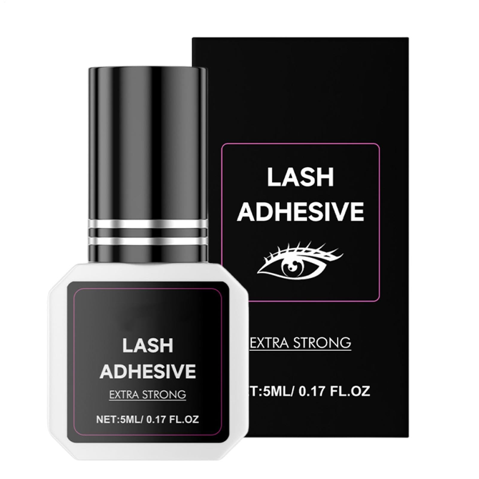 5ml Eyelash Extension Glue - Extra Strong Professional Lash Glue, Lash Adhesive False Eyelashes Adhesive, False Eyelash Accessories