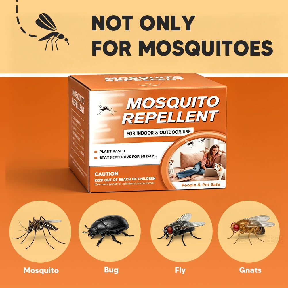 Palle repellenti per zanzare da esterni, per esterni, 16 confezioni