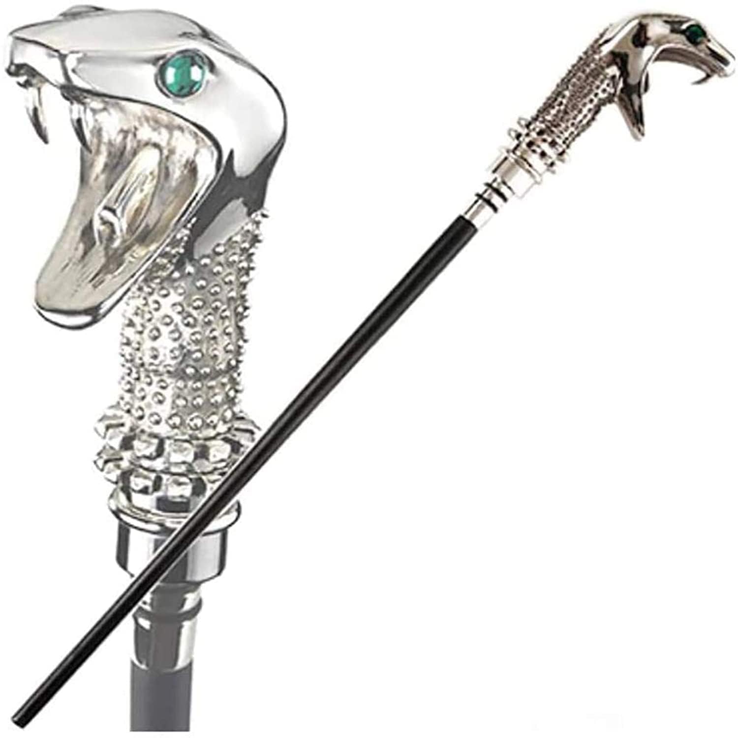 Cosplay Props wand, Magic Wand cane Snake Head wand wizard training staff cosplay toys for children, 36cm