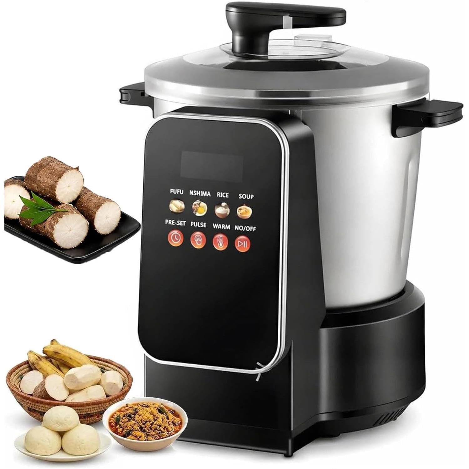 Automatische Maschine Für Afrikanische Teigspeisen Edelstahl-Fufu-Maschine