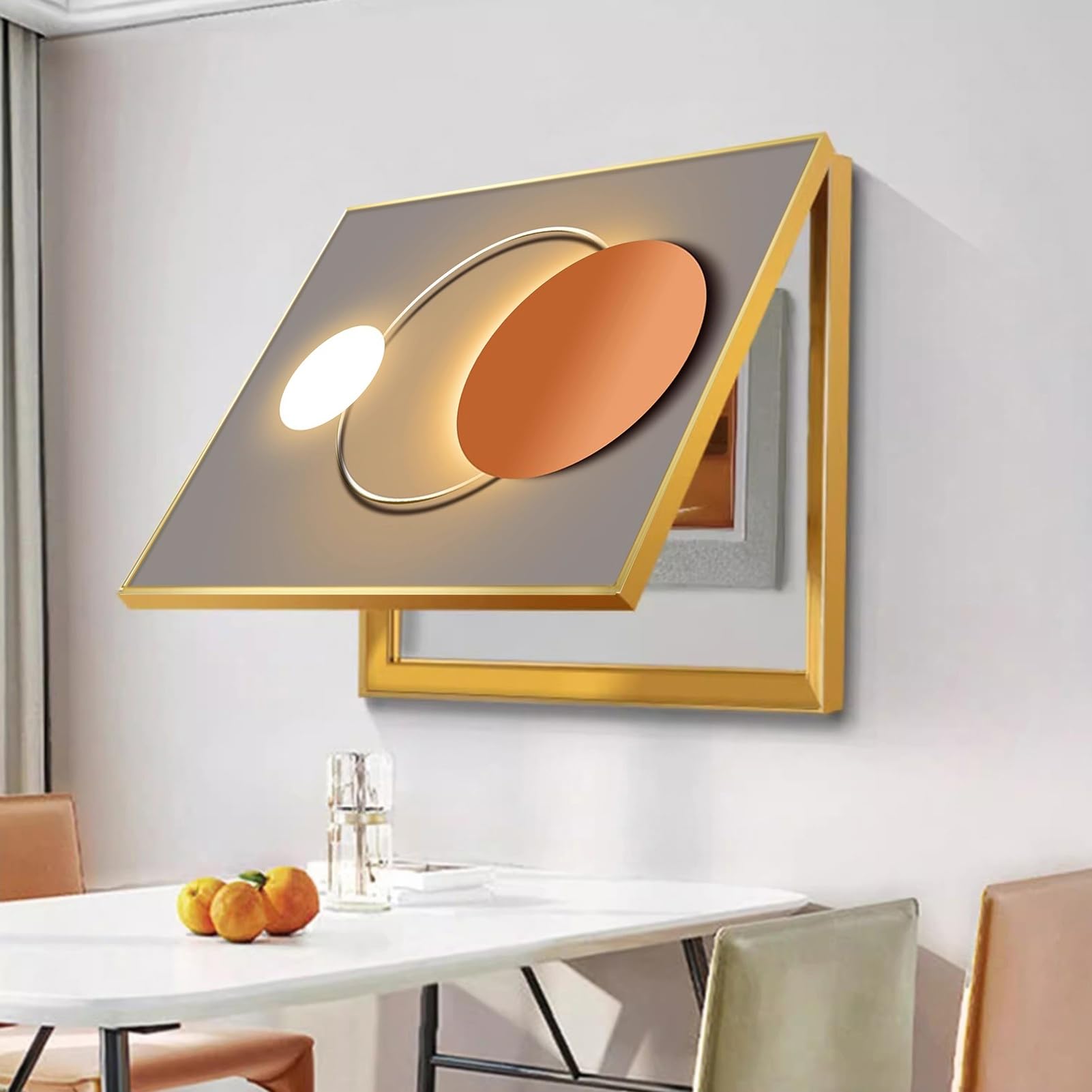Tapa Decorativa para Caja de Contador eléctrico, Armario para Panel eléctrico de Pared con Interruptor automático - Fusión estética para la decoración del hogar