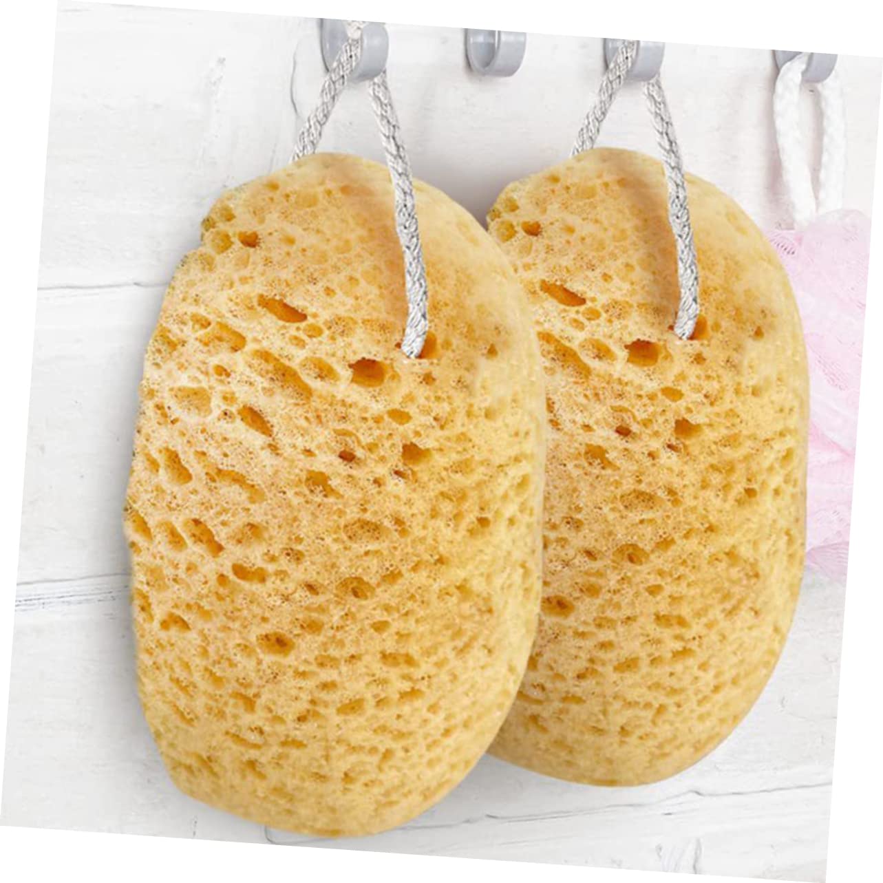 Healvian 10piezas Esponjas De Baño Exfoliantes Esponjas De Ducha Para Cuerpo Higiene y Limpieza Absorción De Rica Diseño Ergonómico y Práctico