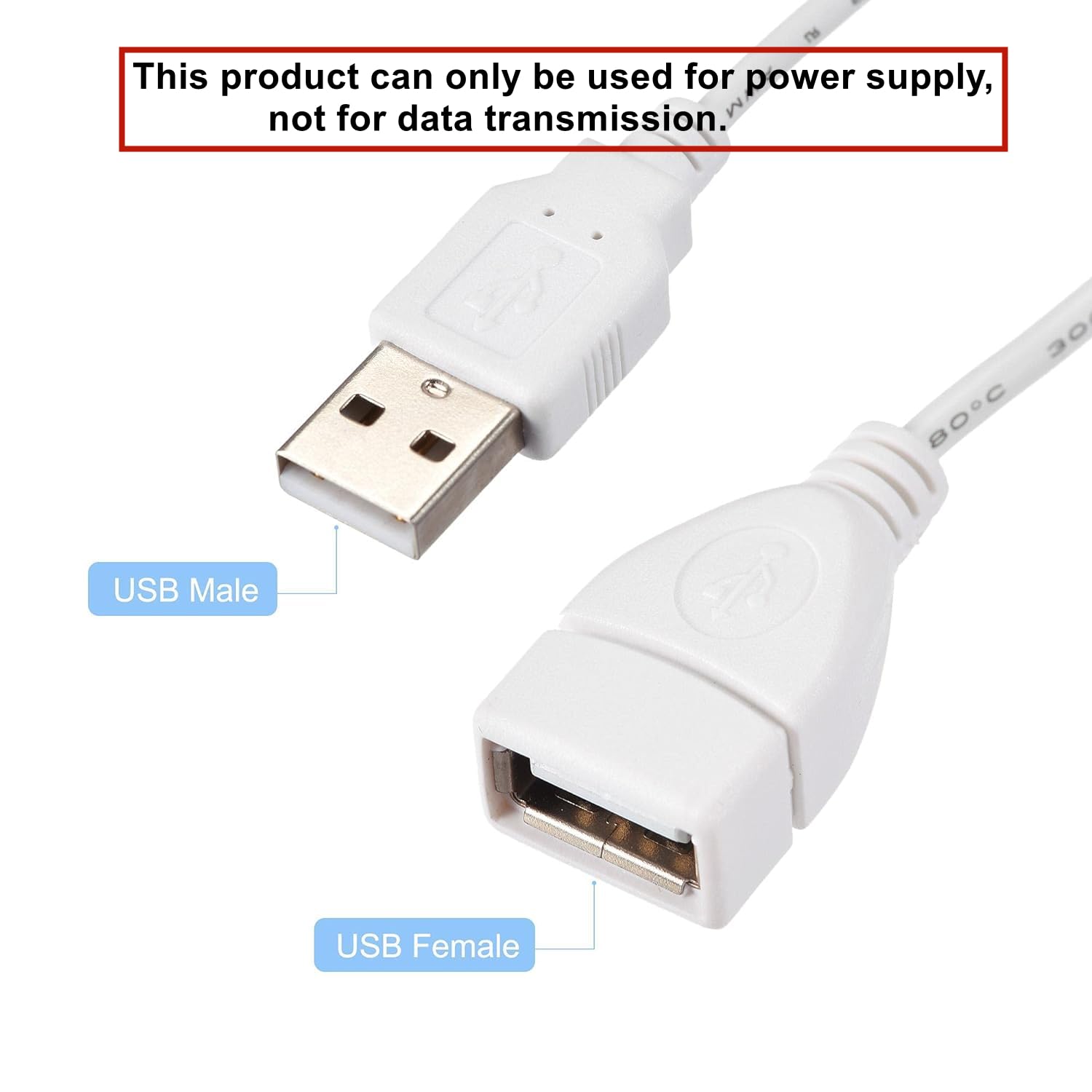 HUAZIZ 5Pièces Câble D'extension De Commutateur USB (1 M