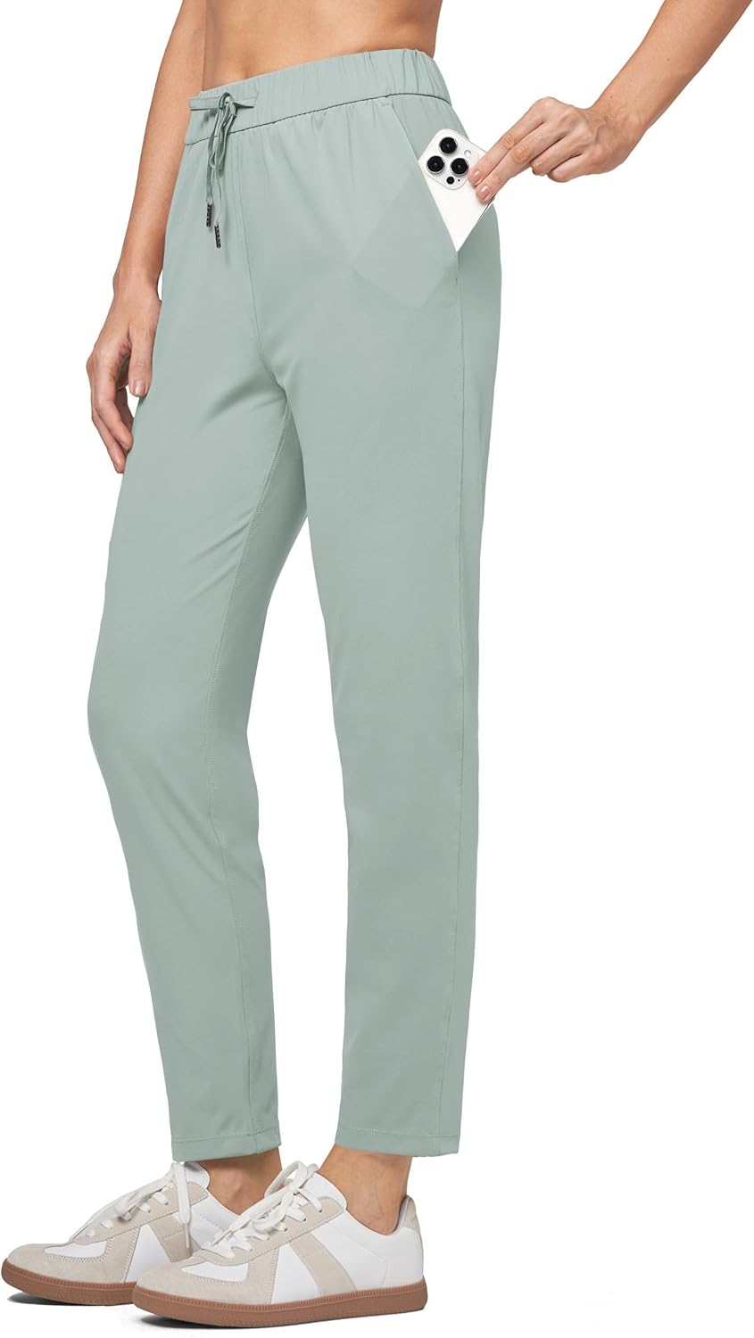 Willit Women’s Golf Travel Pants Lounge Sweatpants 7/8 Athletic Pants Quick Dry On The Fly Pants Willit Women’s Golf Travel Pants Lounge Sweatpants 7/8 Athletic Pants Quick Dry On The Fly Pants