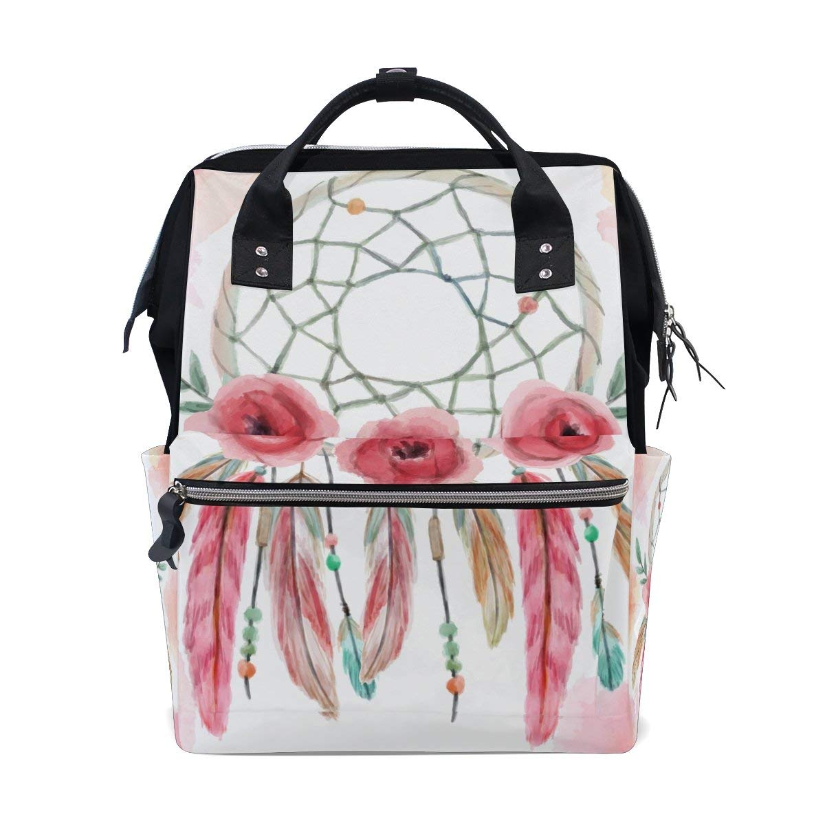 MaMacool Mummy Bag Diaper Tote Bags Larger Capacity Baby Nappy Bag Sweet Dream Catcher Muti-Function Travel Backpack