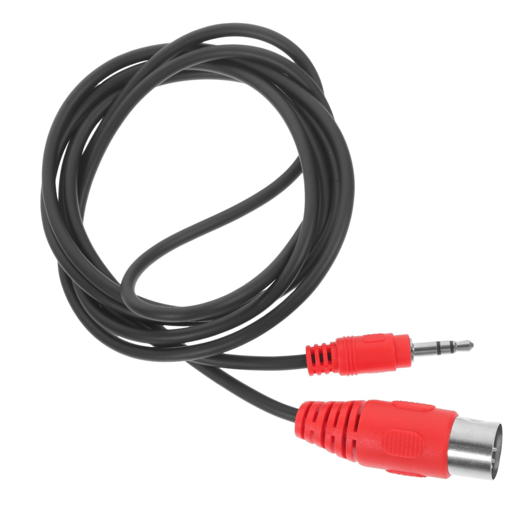 BESTonZON 5 Pin Audio Cable 3.5mm Midi Adapter Cable 1.5m Stereo Jack Universal Compatibility
