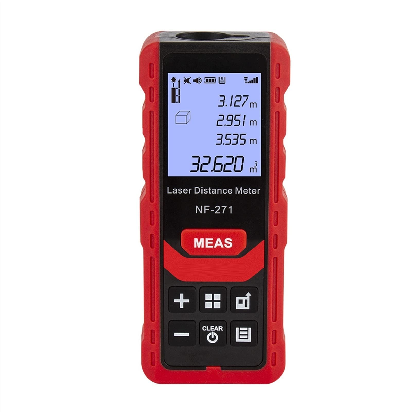 Tester kabli sieciowych Odległość Miernik elektroniczny cyfrowy dalmierz Linijka dalmierzem urządzenie pomiarowe Tape NF-271 50M 70M dla telefonu, Ethernetu i wideo(Size:40m)