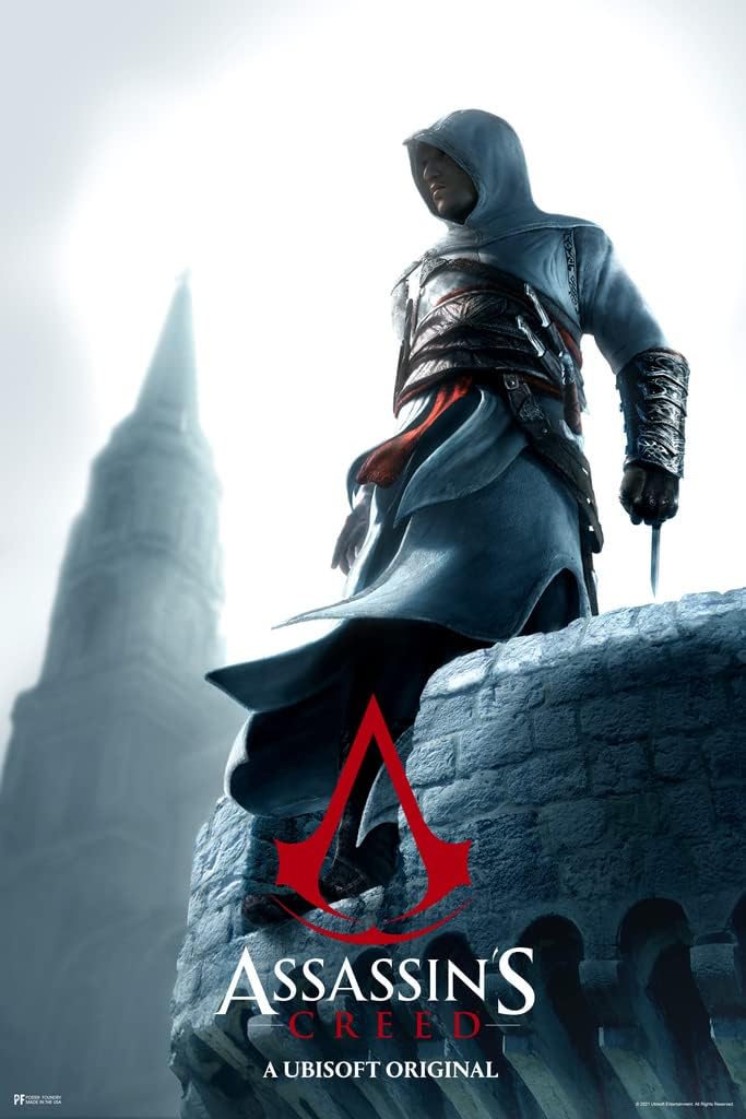 Assassins Creed Poster Tower Valhalla Origins Black Flag Assassins Creed Merchandise Merchandise Cool Wall Art Print Poster 12x18
