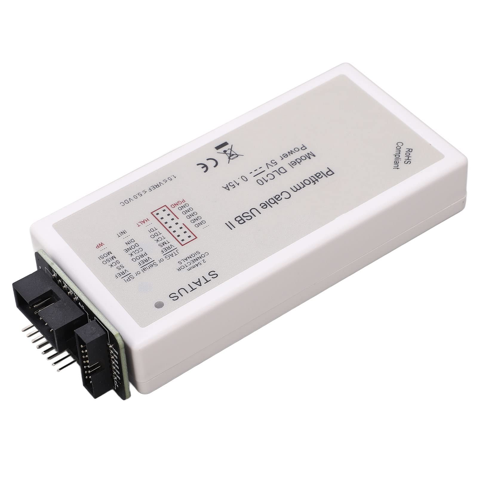 Fafeicy Downloader Piattaforma DLC10 Kit Cavi Downloader DLC10 Programmatore USB DLC10 per FPGA CPLD con Chip di Conversione Livello Ad Alta velocità 1,8 V 2,5 V 3,3 5 Cavi Piatti